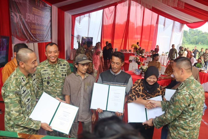Membangun Untuk Negeri, Pangdam Jaya Resmika Dua Jemnatan Garuda di Kabupaten Tangerang
