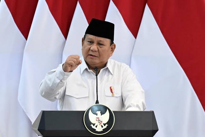 Presiden RI Prabowo Subianto