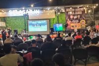 Semarak Piala Dunia 2026, Nobar Gembira Korem 052/Wijayakrama Perkokoh Kemanunggalan TNI dengan Rakyat