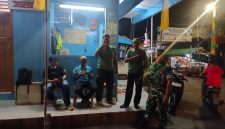 Perkuat Keamanan Rakyat, Babinsa Koramil 01/Taman Sari Gelar Siskamling Bersama Komponen Pendukung