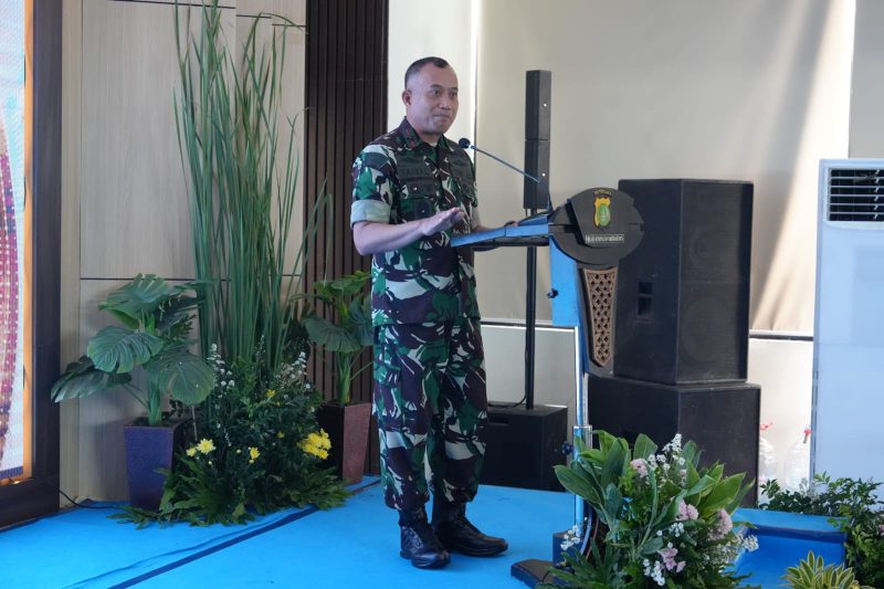 Danrem 052/Wijayakrama Hadiri HUT Bhayangkara ke-80, Perkokoh Soliditas TNI–Polri sebagai Benteng Kedaulatan Bangsa