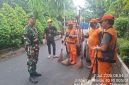 Pererat Silaturahmi, Babinsa Koramil 01/Taman Sari Serma Mukoddas Gelar Komsos Bersama Petugas PPSU
