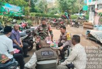 Pererat Tali Silaturahmi, Babinsa Koramil 03/GP Pelda Nur Jaelani Gelar Komsos Bersama Tiga Pilar