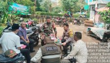 Pererat Tali Silaturahmi, Babinsa Koramil 03/GP Pelda Nur Jaelani Gelar Komsos Bersama Tiga Pilar