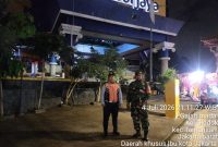 Jaga Kondusivitas Wilayah, Koramil 01/Taman Sari Gelar Patroli Malam Sasar Fasilitas Publik dan Sentra Ekonomi