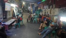 Ajang Kemanunggalan TNI dan Rakyat, Koramil 01/Taman Sari Gelar Nobar Sepakbola Gembira Bersama Warga