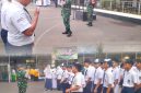 Bentuk Generasi Cerdas dan Berkarakter, Bati Tuud Koramil 03/GP Peltu Edi Rustandi Bersama Tiga Pilar Dampingi Sekko Jakarta Barat Hadiri Upacara Pembukaan MPLS di SMP, SMA, SMK Muhammadiyah Slipi Jakarta