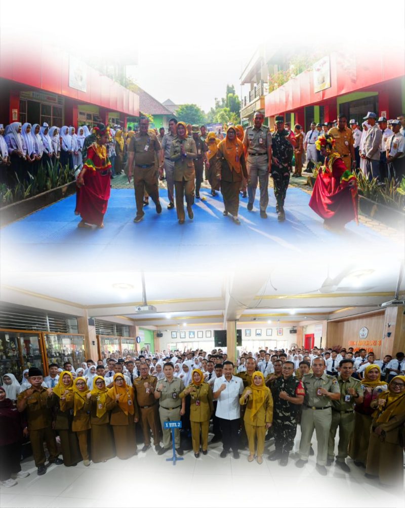 Motivasi 356 Siswa Baru Untuk Raih Prestasi, Danramil 01/Taman Sari Mayor Inf Manatap Rajagukguk Bersama Tiga Pilar Dampingi Walikota Jakarta Barat Pembukaan MPLS di SMK 35 Jakarta