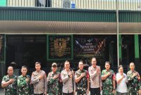 Perkokoh Sinergitas TNI-Polri Menuju Indonesia Emas 2045, Danramil 01/Taman Sari Mayor Inf Manatap Rajagukguk Sambut Silaturahmi Kapolsek Metro Taman Sari