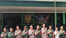 Perkokoh Sinergitas TNI-Polri Menuju Indonesia Emas 2045, Danramil 01/Taman Sari Mayor Inf Manatap Rajagukguk Sambut Silaturahmi Kapolsek Metro Taman Sari