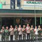 Perkokoh Sinergitas TNI-Polri Menuju Indonesia Emas 2045, Danramil 01/Taman Sari Mayor Inf Manatap Rajagukguk Sambut Silaturahmi Kapolsek Metro Taman Sari