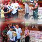 Semangat Kepedulian dan Toleransi, Danramil 01/Taman Sari Mayor Inf Manatap Rajagukguk Bersama Tiga Pilar Hadiri Bakti Sosial Vihara Dharma Bhakti Bagikan 1.000 Paket Sembako untuk Warga