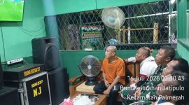 Dari Aula Koramil 03/GP hingga Permukiman Warga, Nobar Kebangsaan TNI Satukan Masyarakat Sambut Kemenangan Argentina