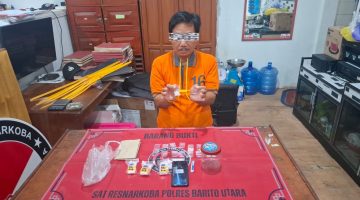 Polres Barito Utara Kembali Gagalkan Peredaran Narkotika, Satresnarkoba Amankan Terduga Pengedar dengan 19,03 Gram Sabu