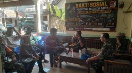 Sehat Bersama TNI, Koramil 03/GP Hadirkan Bakti Sosial Kesehatan untuk Warga Masyarakat