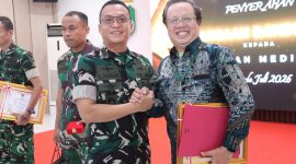 Dedikasi Berbuah Prestasi, Dandim 0503/Jakarta Barat Letkol Inf Saputra Hakki Berikan Penghargaan kepada Perwira, Bintara dan Mitra Media Terbaik
