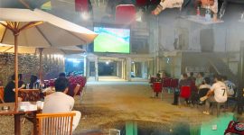 Merajut Kebersamaan Lewat Sepak Bola, Koramil 03/GP Gelar Nobar Kebangsaan Posisi Ketiga Piala Dunia 2026