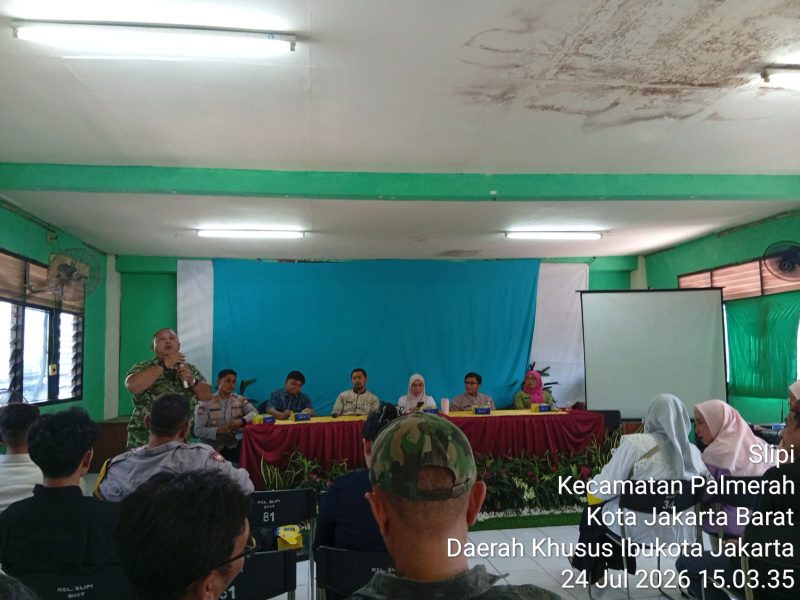 Dukung Pembangunan Puskesmas Modern untuk Warga, Bati Tuud Koramil 03/GP Peltu Edi Rustandi Hadiri Sosialisasi Revitalisasi Pustu Slipi II dengan Semangat Kolaborasi