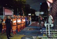 Patroli Malam Akhir Pekan Diperketat, Babinsa Koramil 01/Taman Sari dan Tiga Pilar Keagungan Gelar Apel Cipta Kondisi Demi Jaga Kamtibmas Tetap Kondusif