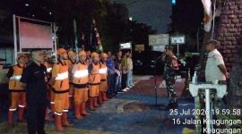 Patroli Malam Akhir Pekan Diperketat, Babinsa Koramil 01/Taman Sari dan Tiga Pilar Keagungan Gelar Apel Cipta Kondisi Demi Jaga Kamtibmas Tetap Kondusif