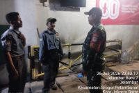 Malam Tak Pernah Lengah, Babinsa Koramil 03/GP Perkuat Siskamling dan Bangun Kewaspadaan Warga Jelambar
