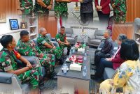 Perkuat Sinergi Kampus dan TNI, Danramil 03/GP Mayor Kav Tri Atmojo Jalin Silaturahmi Strategis dengan Rektor UNTAR