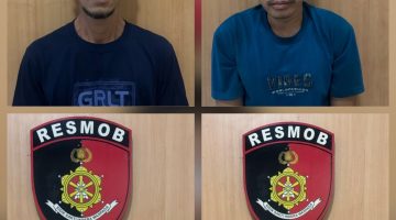 GARA-GARA SABU, 4 PENCURI TEMBAGA PEMANCAR TVRI MUARA TEWEH DIBEKUK KERUGIAN RP80 JUTA