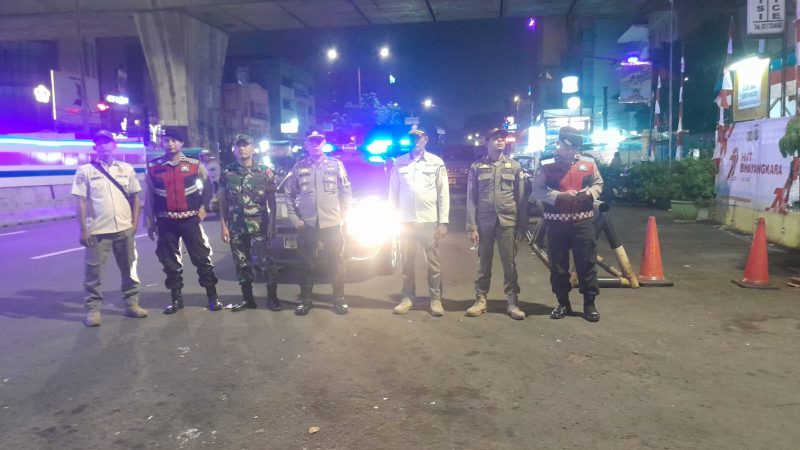 Sasar Titik Rawan Guantibmas, Koramil 01/Taman Sari dan Tiga Pilar, Patroli Gabungan
