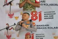 Semarak Kemerdekaan Dimulai! Danramil 01/TS Mayor Inf Manatap Rajagukguk Bersama Tiga Pilar Taman Sari Satukan Langkah dalam Gebyar HUT ke-81 RI
