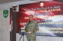Sertijab Pejabat Staf Korem 052/Wijayakrama, Danrem Tekankan Profesionalisme dan Loyalitas Pengabdian