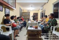 Bangun Komunikasi Tanpa Sekat, Danramil 01/Taman Sari Mayor Inf Manatap Rajagukguk Silaturahmi Bersama Ketua RW dan Para Ketua RT Jadi Langkah Perkuat Keamanan Wilayah