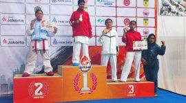 Sinta Muji Jayanti, Putri dari Sertu Muzayyin Personil Koramil 03/Grogol Petamburan Raih Juara Ketiga Liga Pelajar Karate Forki Piala Kadispora DKI Jakarta Tahun 2026