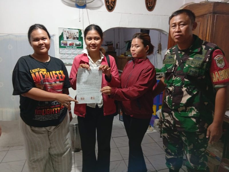 Mediasi Kekeluargaan, Babinsa Koramil 03/GP Bantu Selesaikan Kesalahpahaman Penagihan Hutang Koperasi Mekar KBS