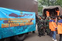 Kodam Jaya Kirim Bantuan Kemanusian Untuk Korban Gempa NTT