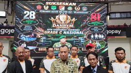 Ajang Cetak Atlet Berprestasi, Danrem 052/Wkr Brigjen TNI Faizal Rizal Resmi Buka Open Tournament Taekwondo Grade C Nasional Danrem Cup 2026