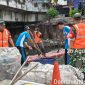 Satgas Sampah Koramil 01/Taman Sari Tindaklanjuti Perintah Danrem 052/Wijayakrama Tangani Darurat Sampah