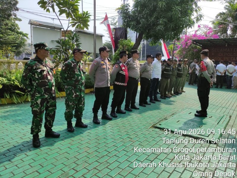 Sinergitas Koramil 03/GP Bersama Tiga Pilar Kecamatan Grogol Petamburan Gelar Patroli Gabungan, Jaga Keamanan dan Kondusivitas Wilayah