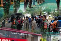 Wujud Sinergitas TNI, Polri dan Pemda, Koramil 03/GP Bersama Tiga Pilar Grogol Petamburan Gelar Patroli Gabungan Sisir Objek Vital