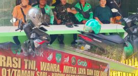 Danramil 01/Taman Sari Mayor Inf Manatap Rajagukguk Gelar Komsos Perkuat Sinergi TNI Dengan RT/RW dan Komunitas Ojol