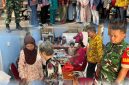 Koramil 03/GP Gelar Bhakti Sosial Kesehatan, Layani Pemeriksaan Warga dan Balita di Grogol