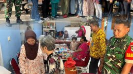 Koramil 03/GP Gelar Bhakti Sosial Kesehatan, Layani Pemeriksaan Warga dan Balita di Grogol