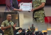 Bentuk Karakter Calon Pemimpin Masa Depan Yang Cinta Tanah Air, Tangguh, Adaptif dan Solutif, Danramil 01/Taman Sari Mayor Inf Manatap Rajagukguk, S.E., S.H., M.H., M.M., Berikan Pembekalan Wawasan Kebangsaan dan Bela Negara kepada Mahasiswa Baru Podomoro University
