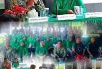 Jam Komandan dan Pertemuan Persit, Koramil 03/GP Perkuat Soliditas Keluarga Besar TNI