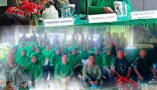 Jam Komandan dan Pertemuan Persit, Koramil 03/GP Perkuat Soliditas Keluarga Besar TNI