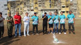 Junjung Tinggi Sportivitas, Dandim 0503/JB Letkol Inf Saputra Hakki Resmi Buka Turnamen Sepakbola Kalbar Cup X Perebutkan Piala Bergilir Dandim 0503/Jakarta Barat 2026