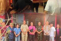 Perkuat Sinergitas, Danramil 01/TS Mayor Inf Manatap Rajagukguk Bersama Forkopimcam Taman Sari Komsos dengan Pengurus Vihara Dharma Jaya Toasebio