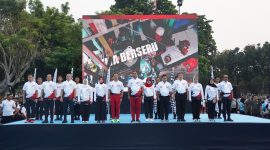 Fun Walk HUT TNI ke-81 Meriah, Pangdam Jaya Bersama TNI-Polri dan Masyarakat Bergerak menuju Monas