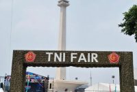 Ketua Persit KCK Ranting 4 Koramil 03/GP dan Pengurus Hadiri Kegiatan Fun Walk Panglima TNI dan TNI Fair 2026