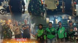 Patroli Malam Koramil 01/Taman Sari Sasar Sekolah, Tempat Ibadah hingga Sentra Ekonomi