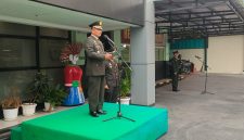 Danramil 01/Taman Sari Mayor Inf Manatap Rajagukguk Pimpin Upacara Peringatan Hari Kesaktian Pancasila 2026 di Makodim 0503/JB